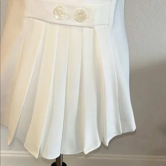 Anne Fontaine Elegant White Double-Breasted Blouse.Size 40 - Picture 6 of 10